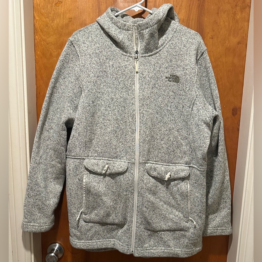 The North Face Light Gray Fleece Jacket